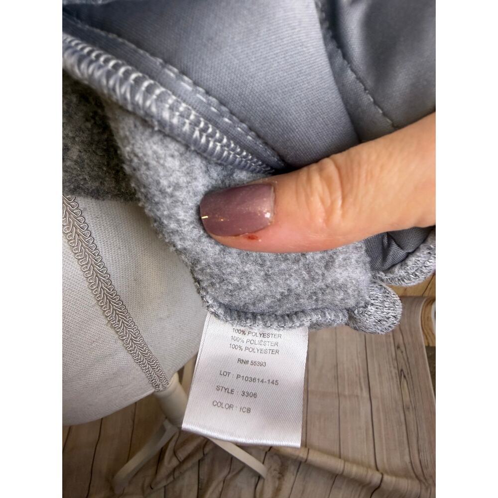 Vantage Fleece Full Zip Up Heathered Gray Women's Size M - Picture 6 of 7